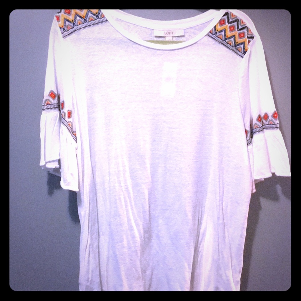 Loft white tee